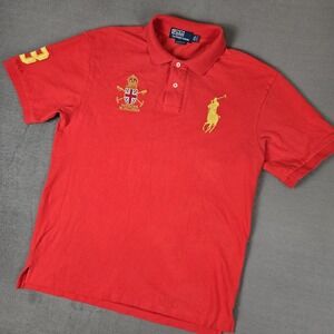 Polo Ralph Lauren Shirt Mens‎ 2XL Mercer Club Big Pony Short Sleeve Polo Rugby